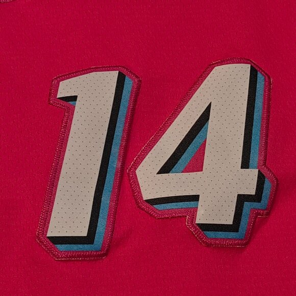 Nike Miami Heat Tyler Herro Vice City Edition Jersey NBA Swingman Pink Size 48 - Picture 7 of 15